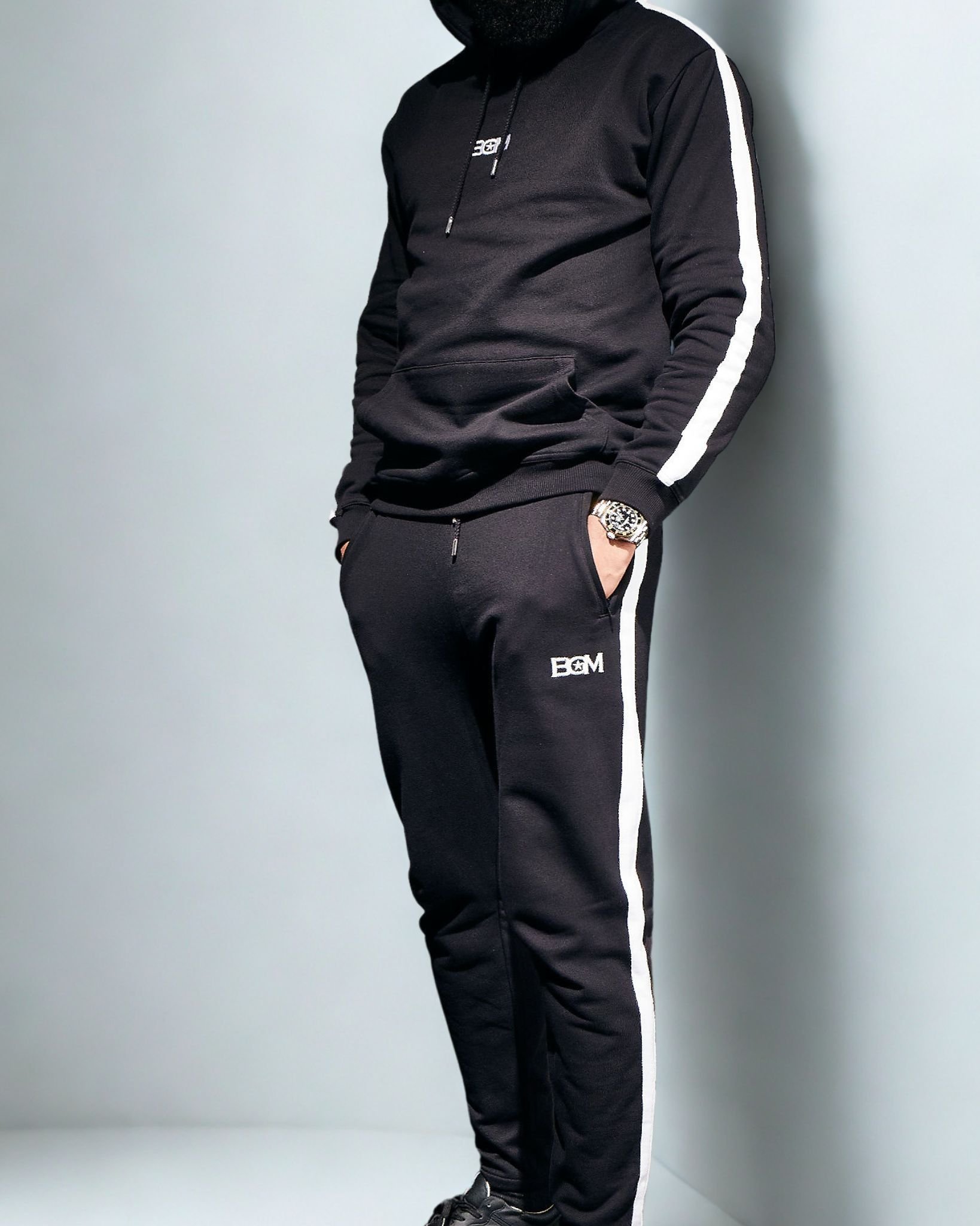 BeardGang Members BeardGang Members Men's BGM Joggers in Black - 2