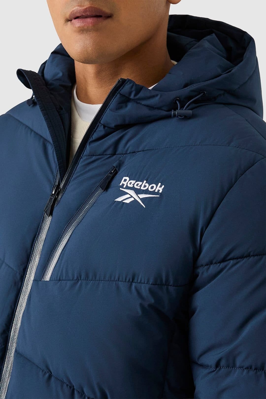 Reebok Reebok Men's Stretch Puffer Jacket in Navy - 4