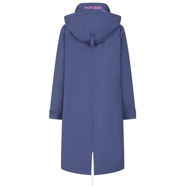 Lazy Jacks Lazy Jacks Women's Twilight Long Length Waterproof Jacket in Navy - 2