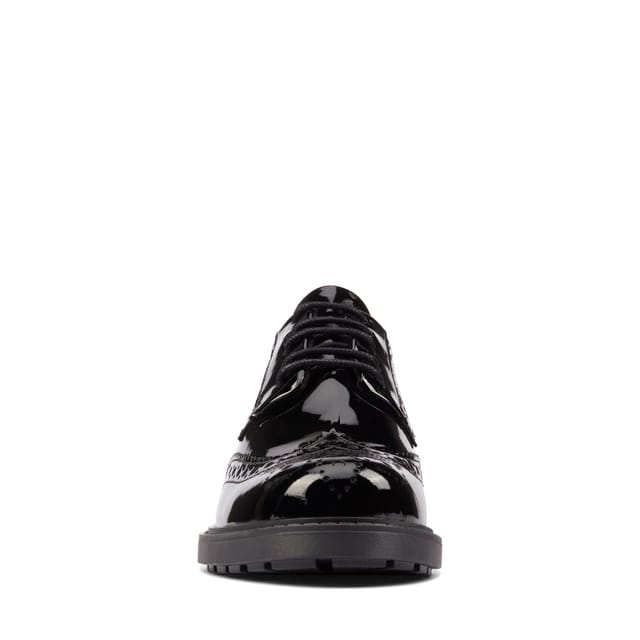 Clarks Clarks Women's Orinoco 2 Limit Black Patent Brogues, Lace Up - 3