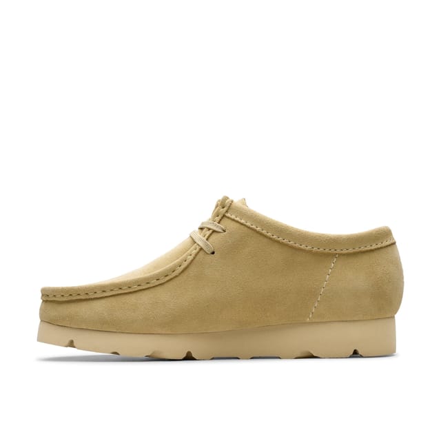 Clarks Clarks Men's Wallabee GORE-TEX Maple Suede Wallabee in Beige - 2