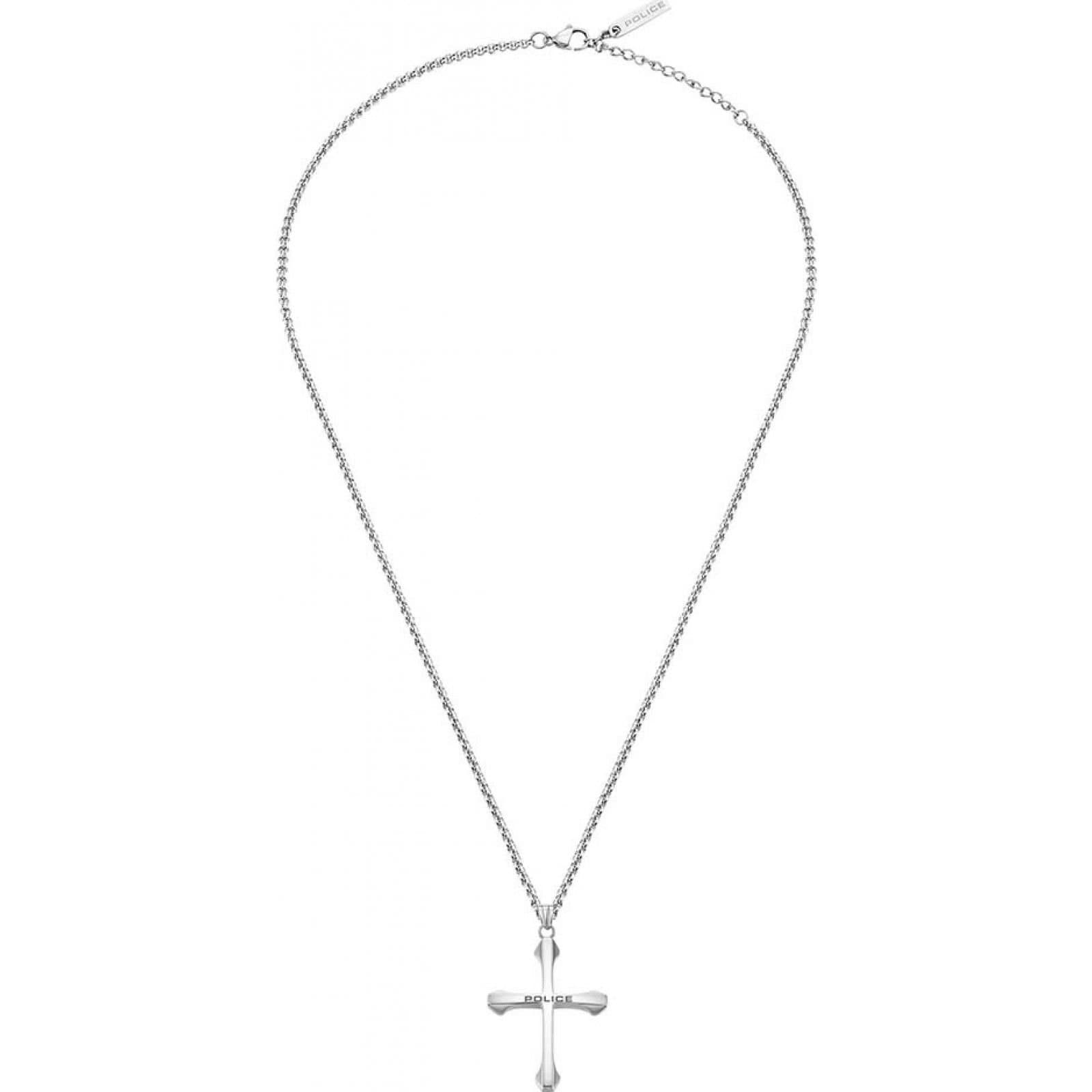 Police Police Men's PEAGN0010001 Saint Necklace in Silver