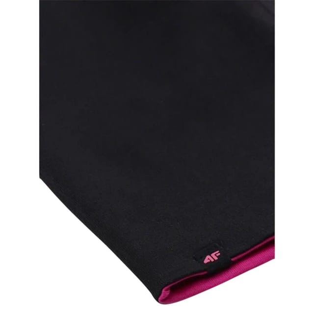 4F 4F Men's Logo Cotton Double Sided Beanie in Black - 2