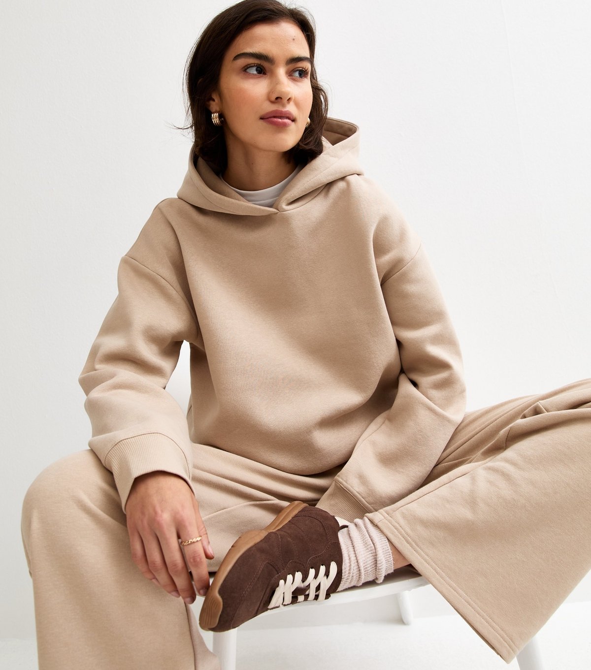 New Look Women's Camel Wide Leg Joggers New Look - 3