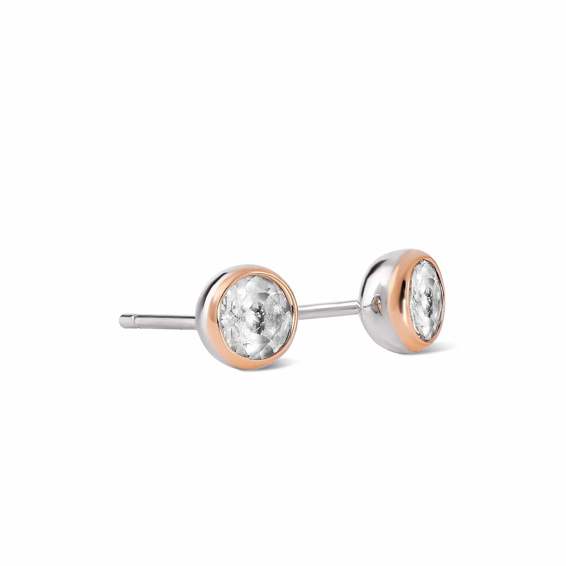 Clogau Clogau Women's Celebration Sterling Silver Stud Earrings with Topaz in Metallics