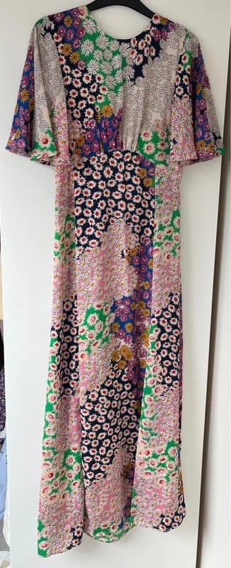 Topshop Topshop patchwork floral dress