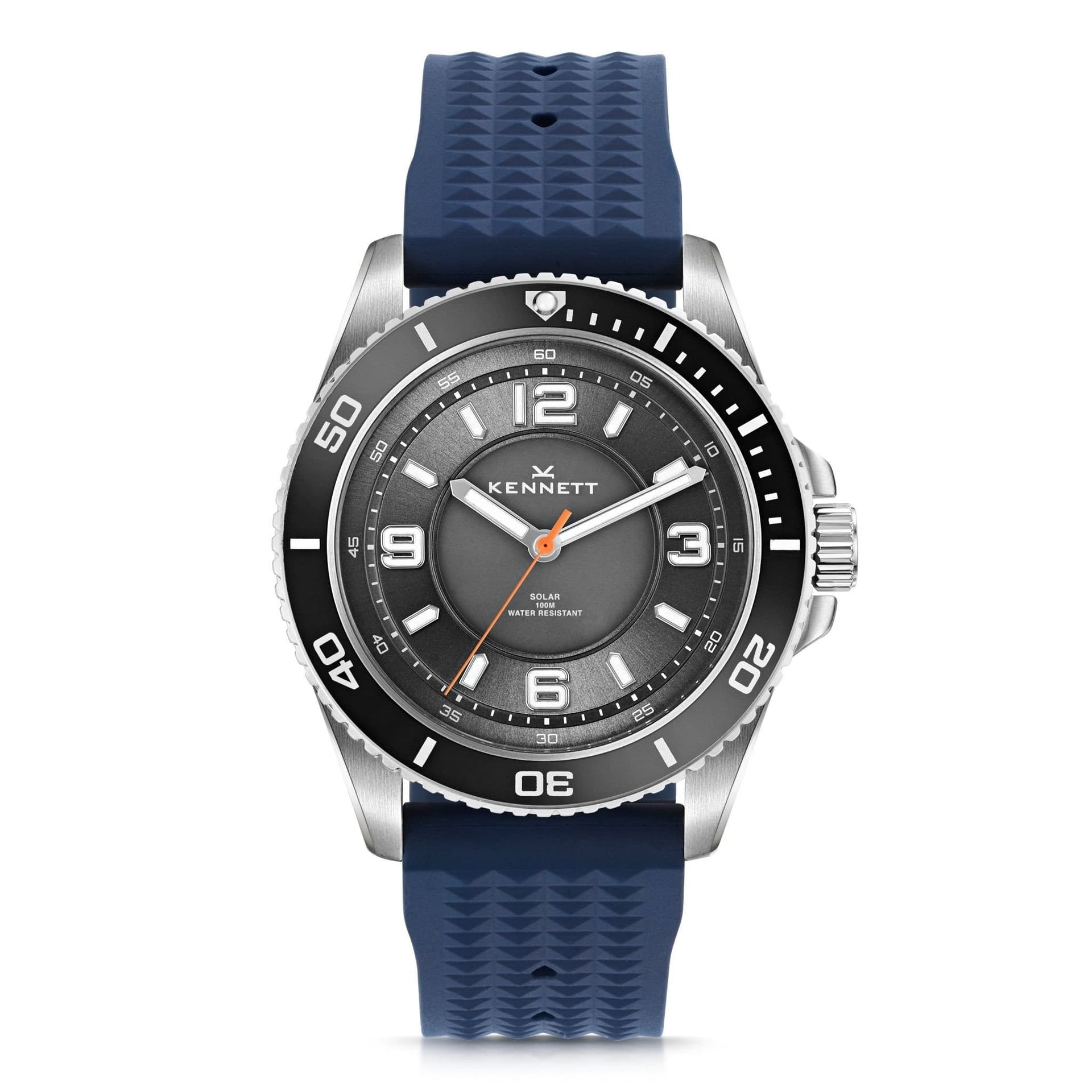 Kennett Kennett Men's Solaxplorer Solar Powered 100m Waterproof Watch in Dark Navy
