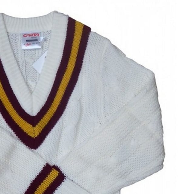 Carta Sport Carta Sport Men's Cricket Jumper in White - 2