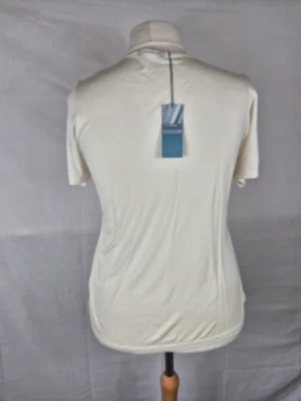 Marks & Spencer (647) marks and spencer embellished ivory tshirt hotfix size 16 new with tags