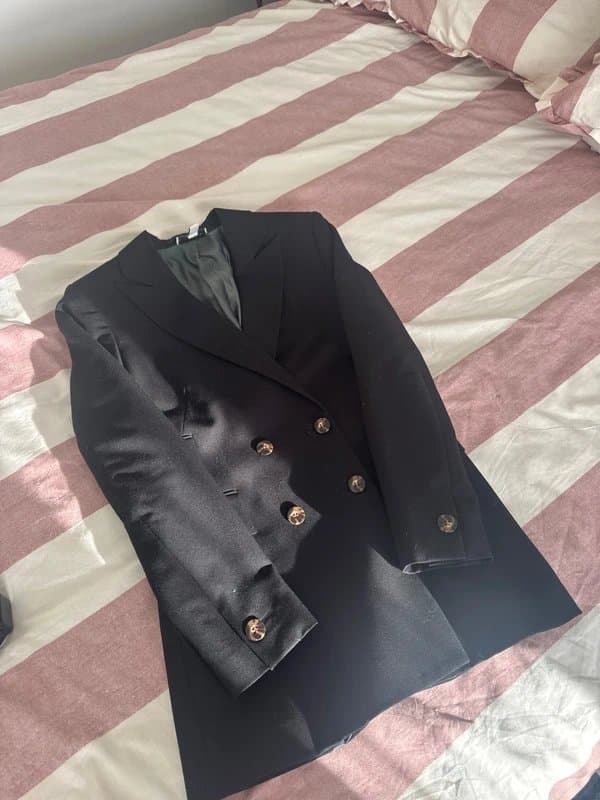 Topshop Topshop longline blazer smart casual button