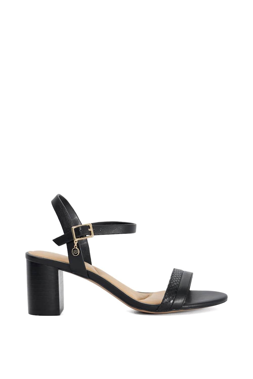 Dune London Dune London Women's Wide Fit 'Jaycie' Leather Sandals in Black - 3