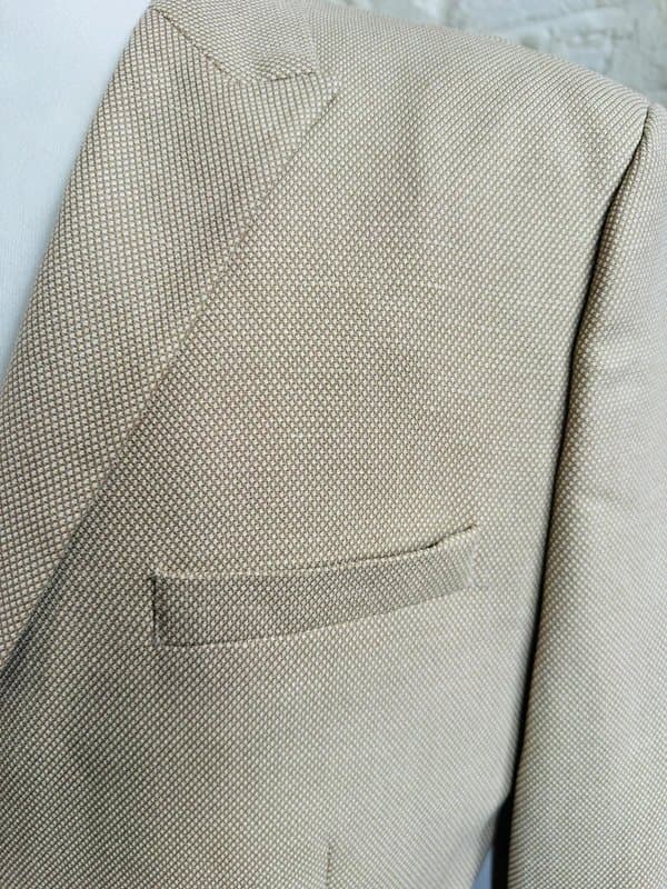 ASOS Design Asos 40Reg men's cream blazer jacket