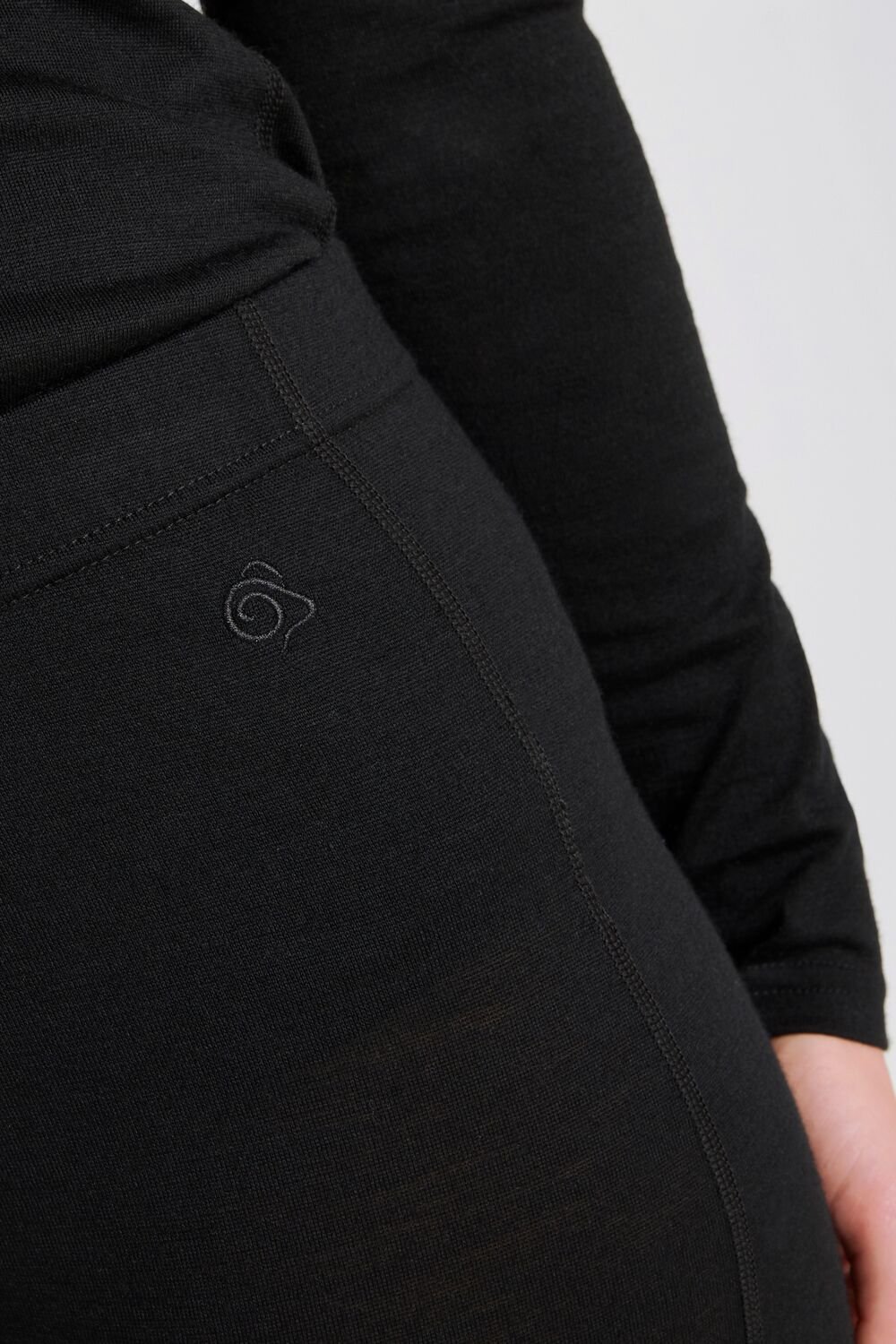 Craghoppers Craghoppers Women's 'Merino' Regular Fit Baselayer Tights in Jet Black - 4