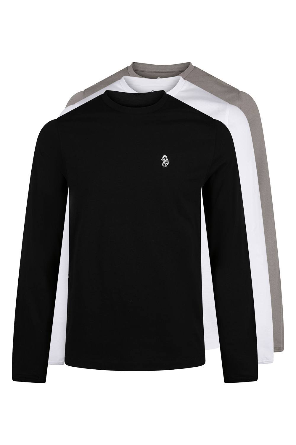 Luke 1977 Luke 1977 Men's Johnys Long Sleeve 3 Pack T-Shirts - 3