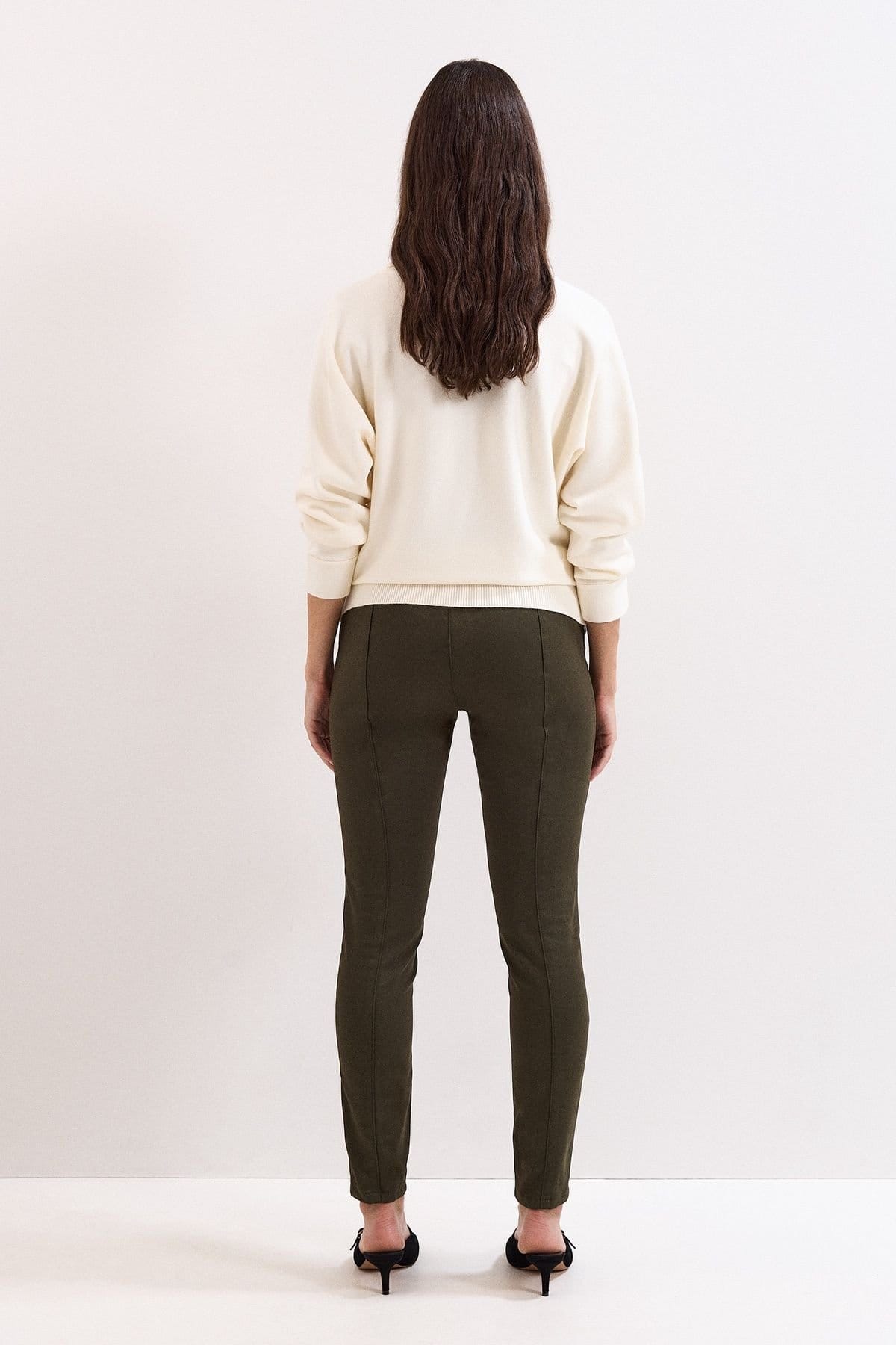 Phase Eight Phase Eight Women's Amina Trouser in Dark Olive - 4
