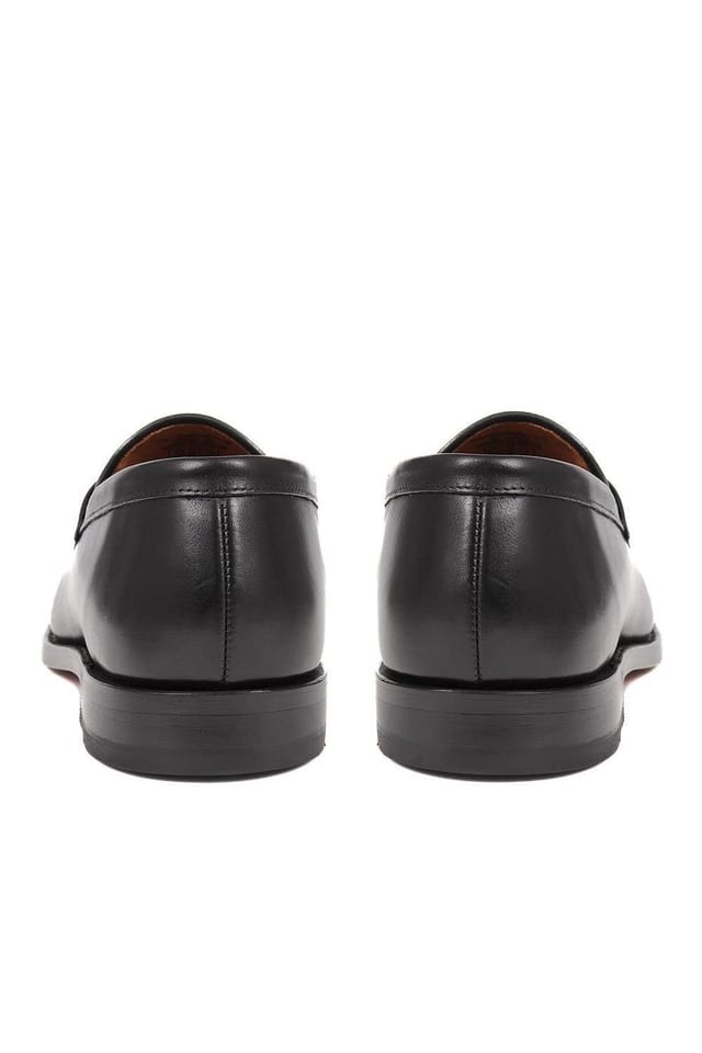 Jones Bootmaker Jones Bootmaker Men's Barcelona Goodyear Welted Leather Loafers in Black - 3