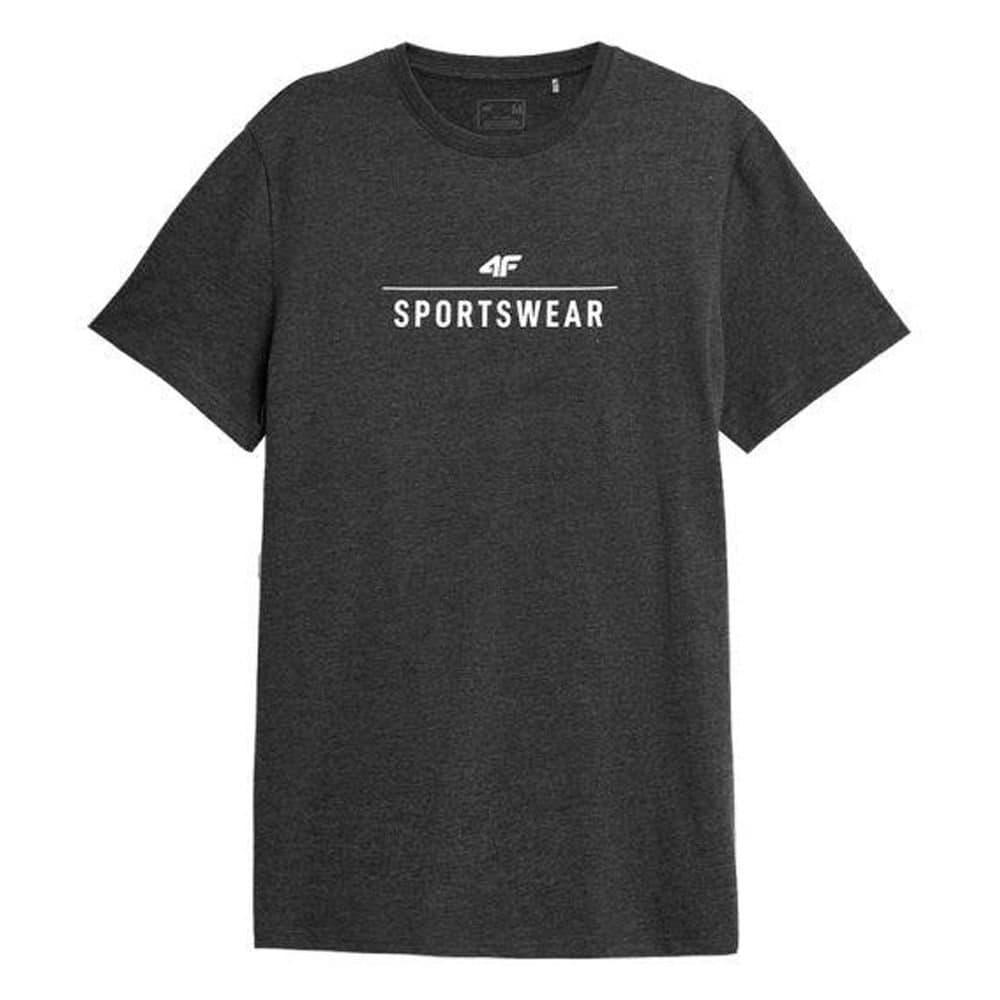 4F 4F Men's Logo T-Shirt in Light Grey