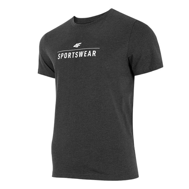 4F 4F Men's Logo T-Shirt in Light Grey - 3
