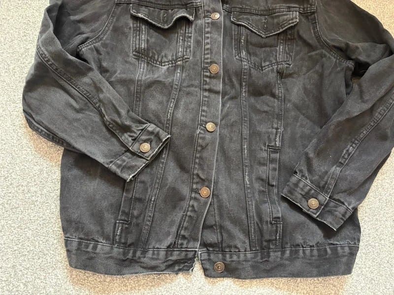 New Look New Look black denim jacket size 14