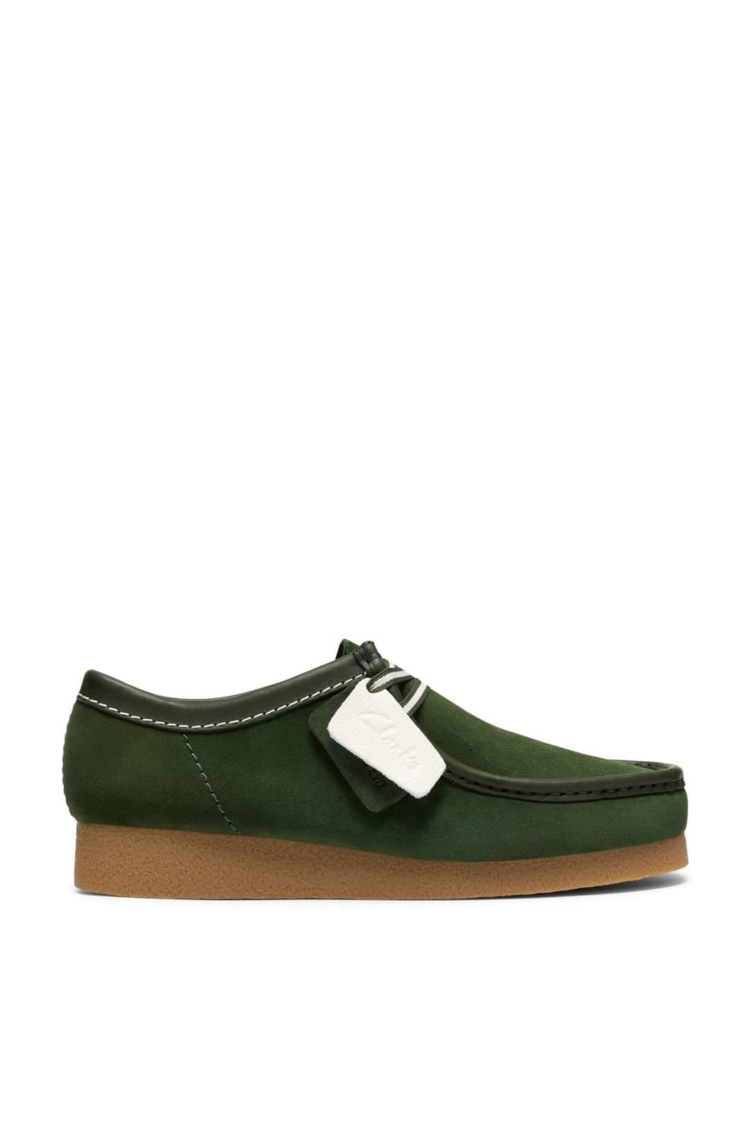 Clarks Originals Clarks Originals Men's Wallabee EVO Suede Lace-Up Shoe Green