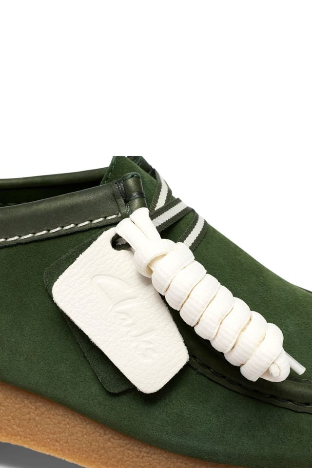 Clarks Originals Clarks Originals Men's Wallabee EVO Suede Lace-Up Shoe Green - 2