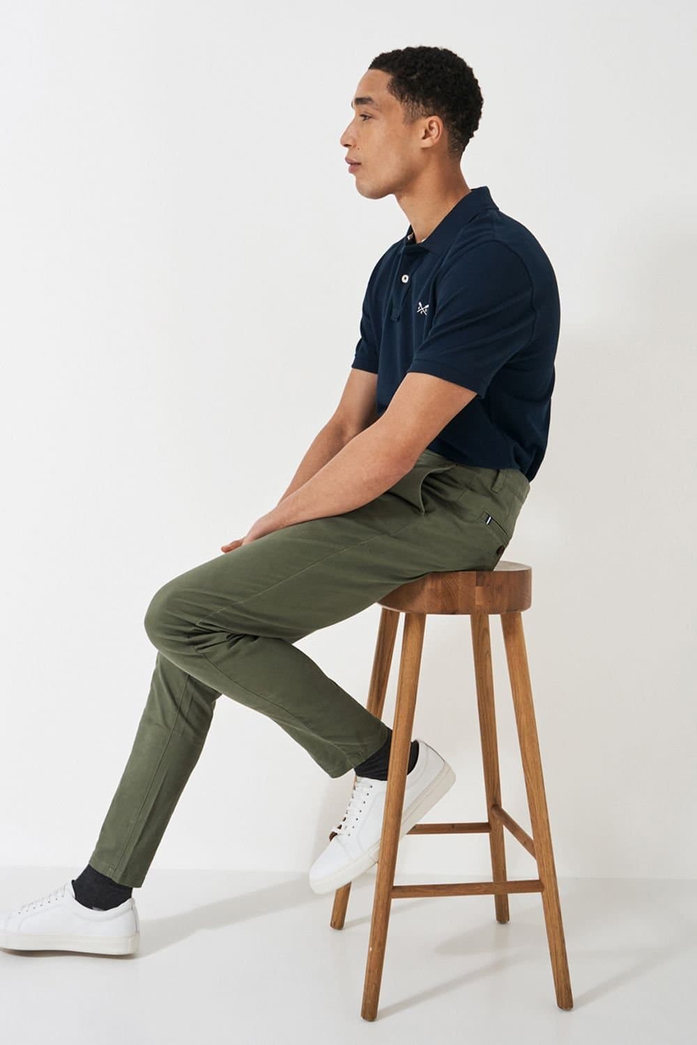 Crew Clothing Crew Clothing Men's Olive Slim Chino Pants
