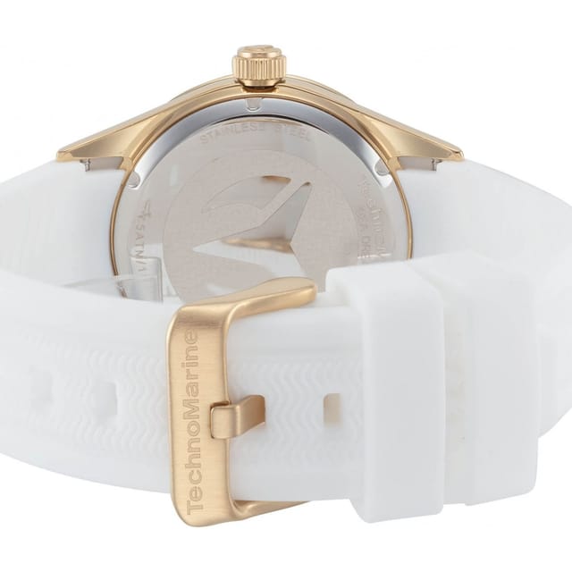 TechnoMarine TechnoMarine Men's TM-724002 42mm Quartz Watch in White - 3