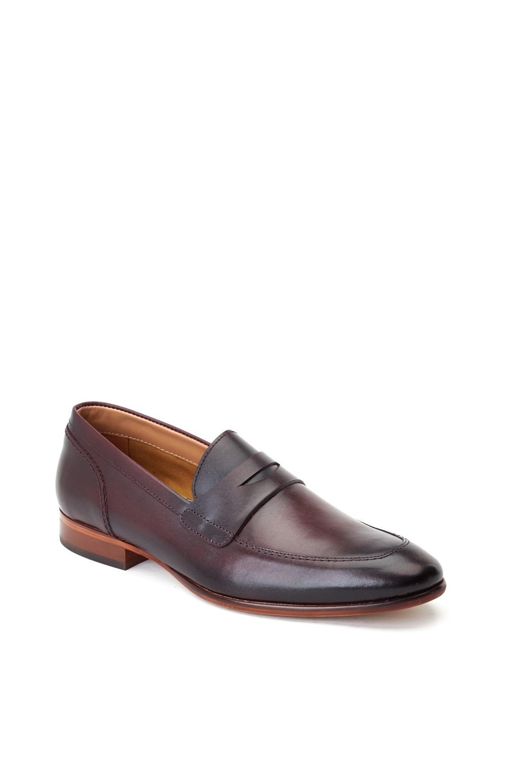 Base London Base London Men's Bruno Penny Loafer in Wine - 2