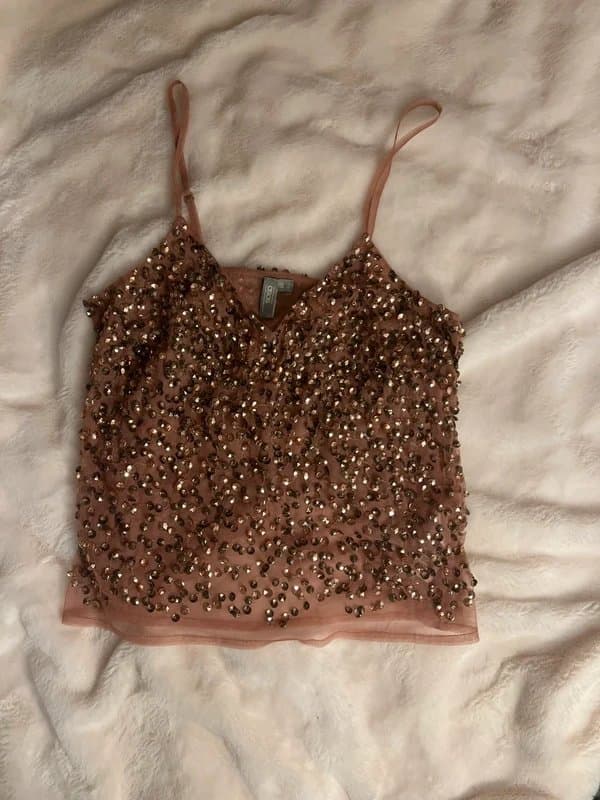 ASOS ASOS embellished sequin cami top