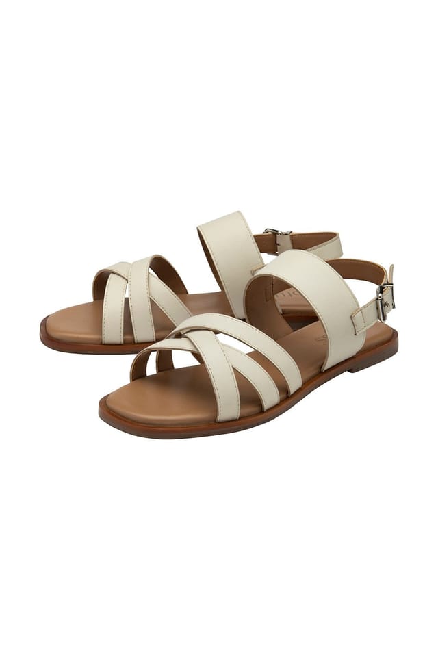 Lotus Lotus Women's 'Torro' Leather Slingback Sandals in Nude - 2