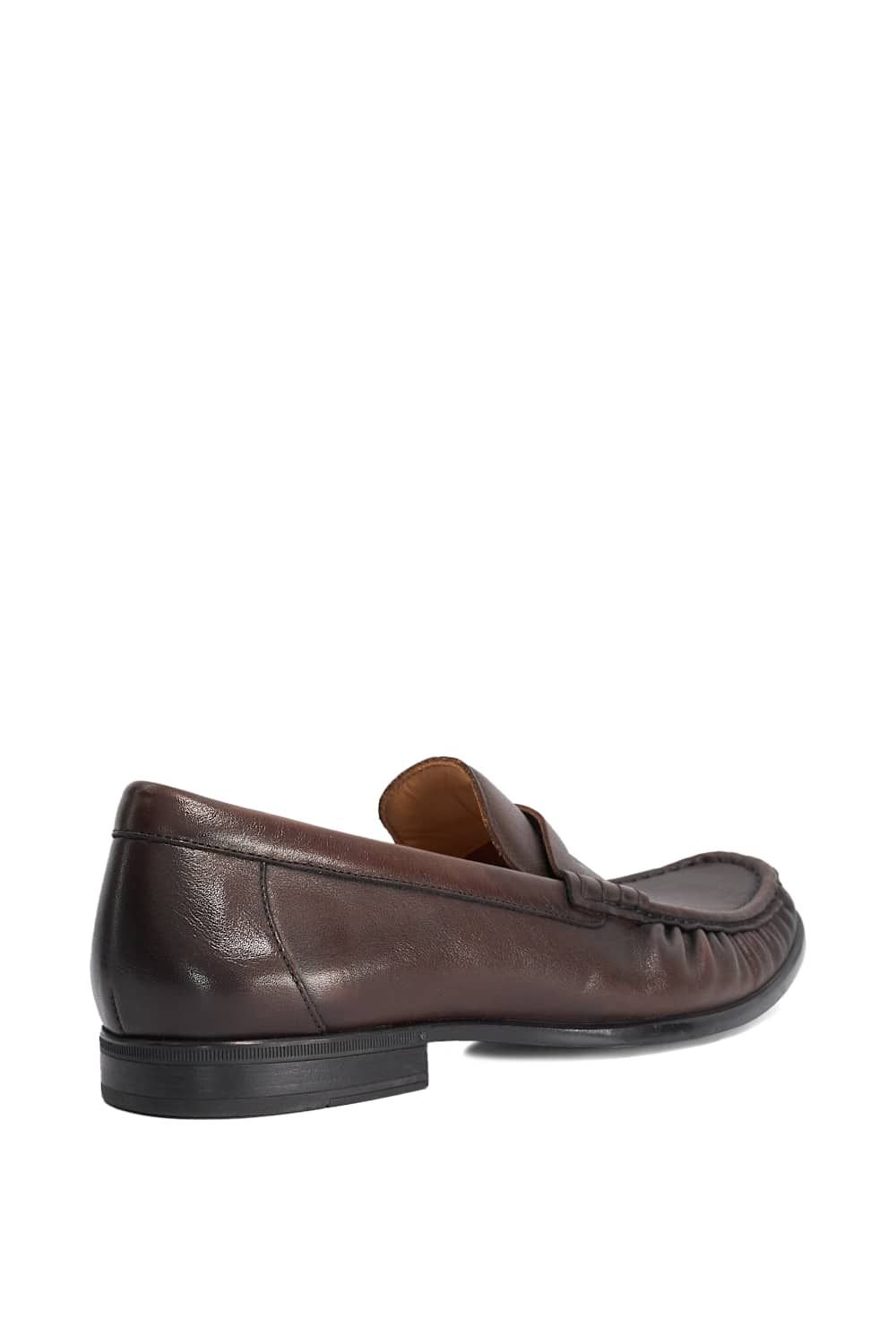 Dune London Dune London Men's Wide Fit 'Sammi' Leather Loafers in Brown - 3
