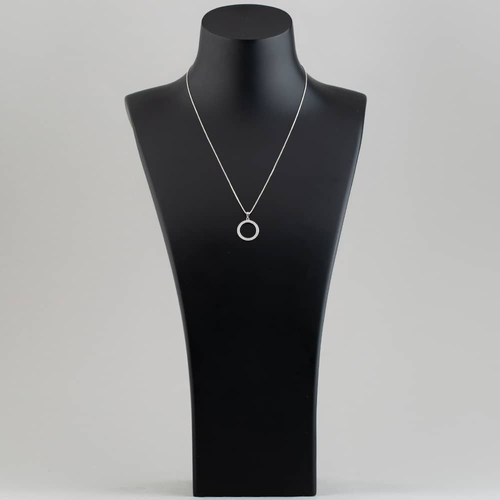 T.H.Baker T.H.Baker Women's Silver Open Circle Loose Pendant P4344C N2323 - 2