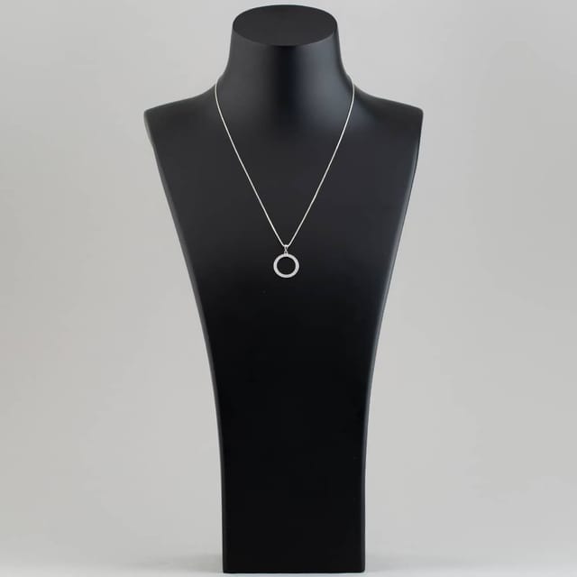T.H.Baker T.H.Baker Women's Silver Open Circle Loose Pendant P4344C N2323 - 2