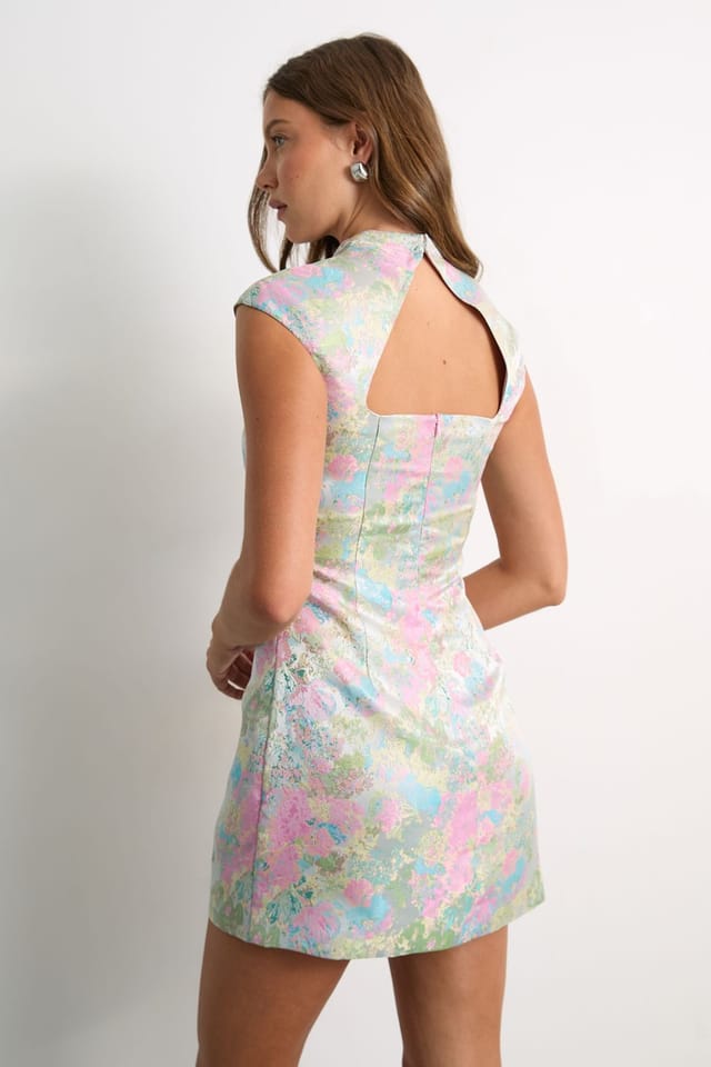 Warehouse Warehouse Women's Jacquard Mini Dress - 3