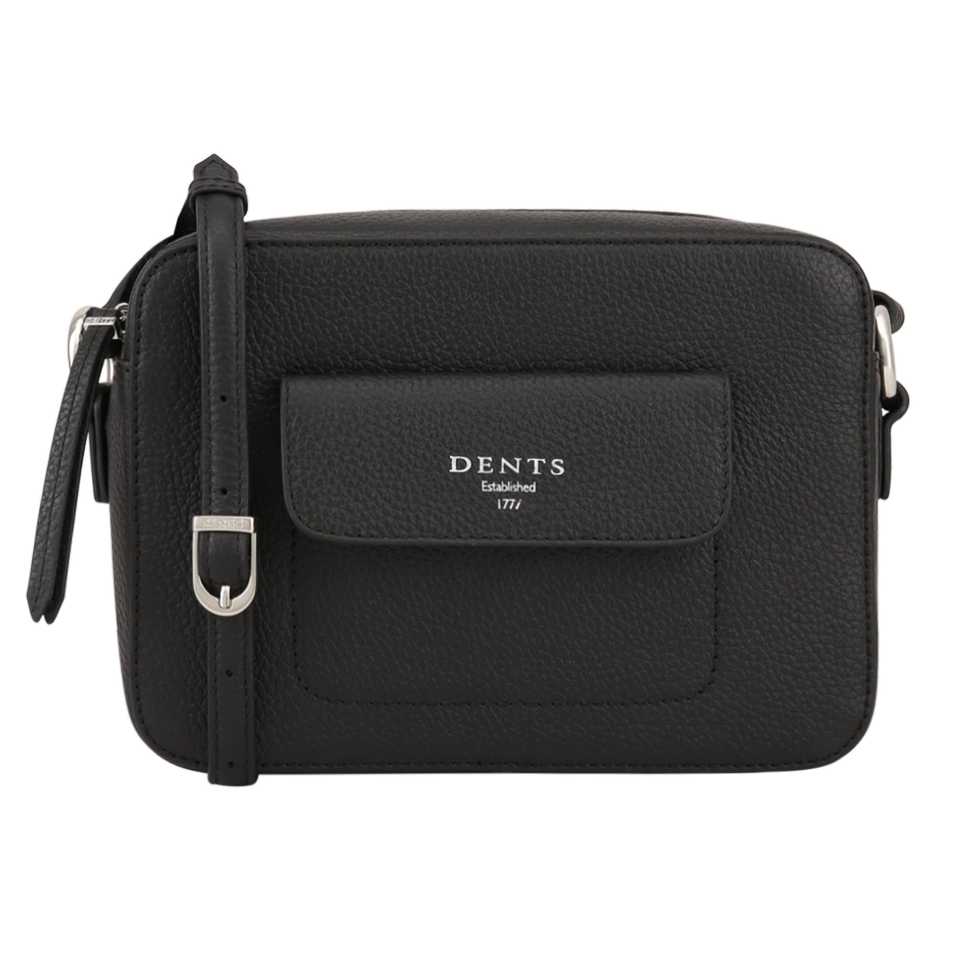 Dents Dents Women's Ayfair Leather Cross Body Bag in Black