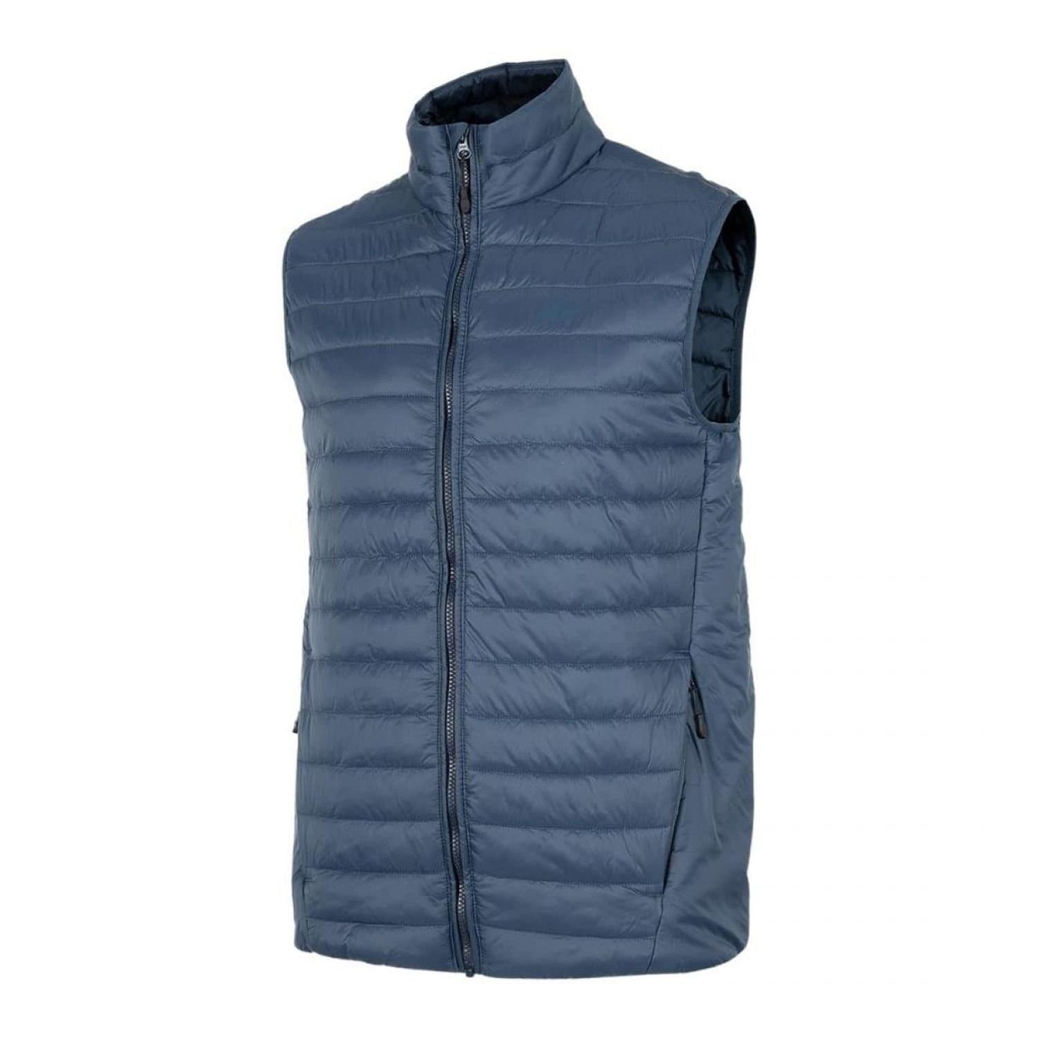 4F 4F Men's H4Z22 KUMP001 Gilet in Navy