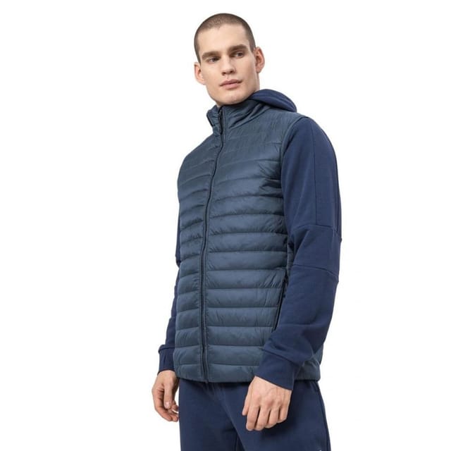 4F 4F Men's H4Z22 KUMP001 Gilet in Navy - 3