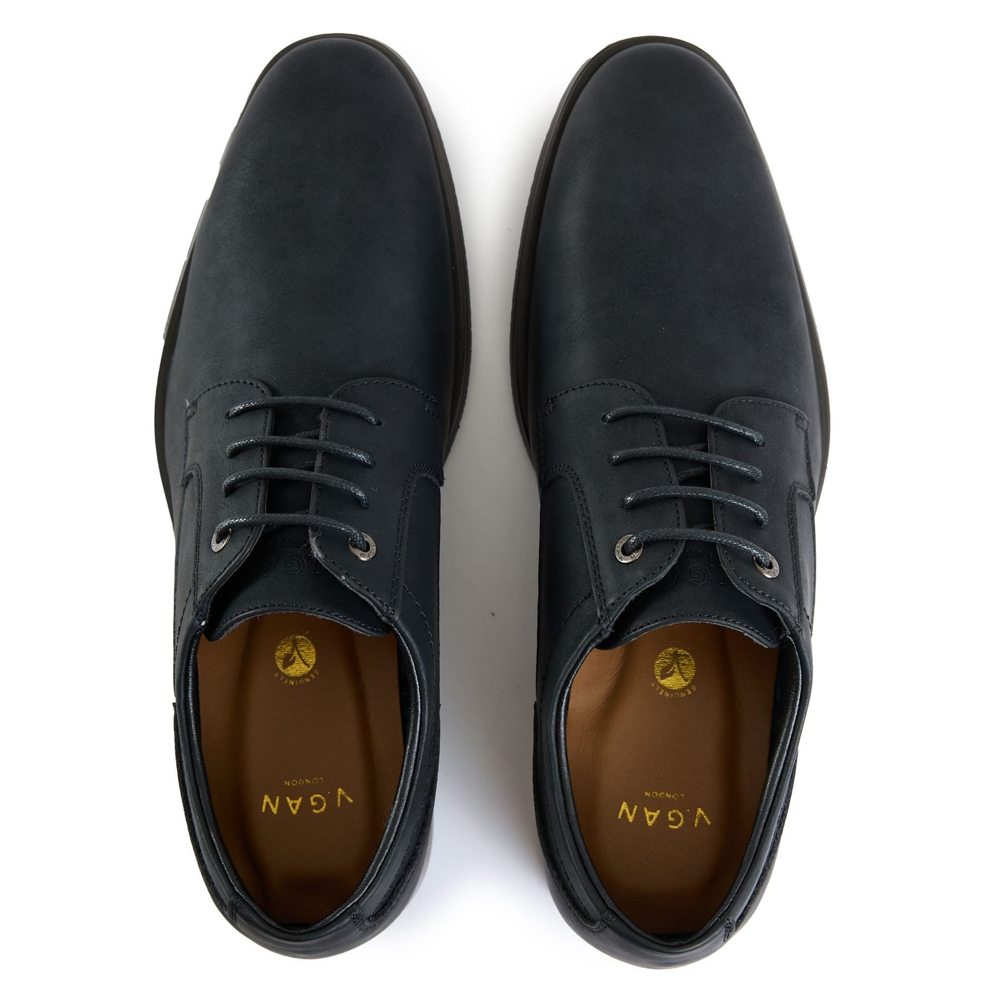 V.GAN V.GAN Men's Huckleberry Derby Shoes in Black - 4