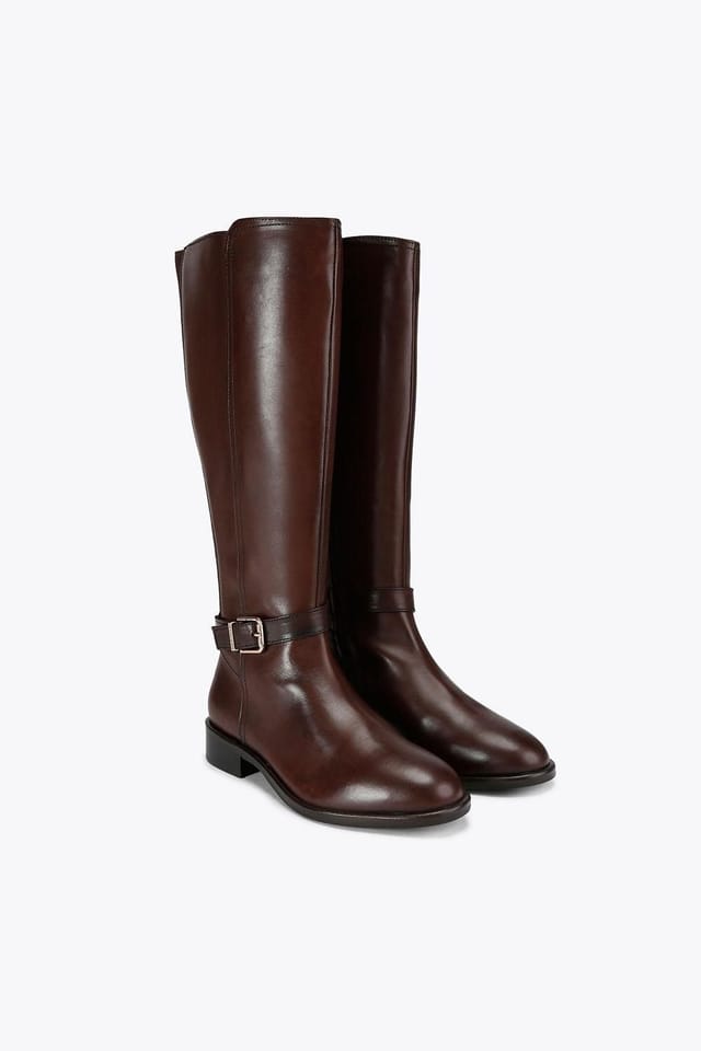 Carvela Carvela Women's 'Pienza Riding Boot Wf' Leather Boots in Brown - 2