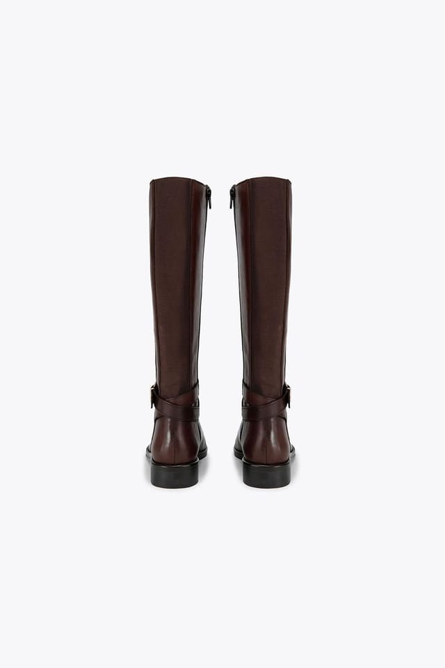Carvela Carvela Women's 'Pienza Riding Boot Wf' Leather Boots in Brown - 3
