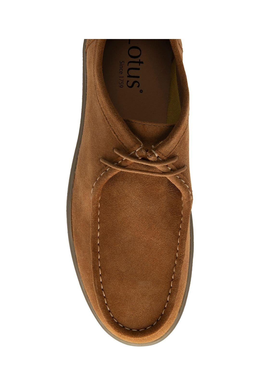 Lotus Lotus Men's 'Declan' Lace-Up Shoes in Tan - 4