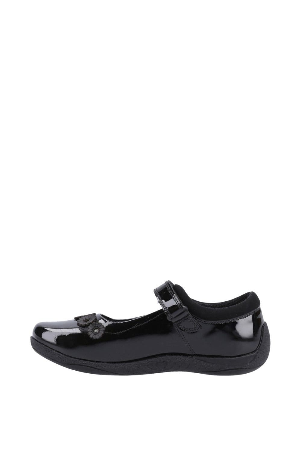 Hush Puppies Hush Puppies Women's Christina Patent Junior Shoe in Black - 4