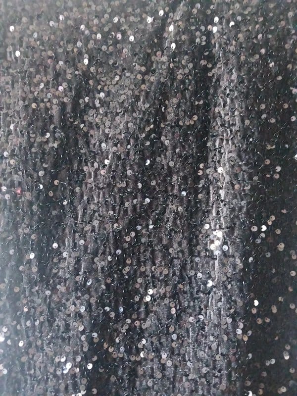 New Look Black Sequin Midi Dress