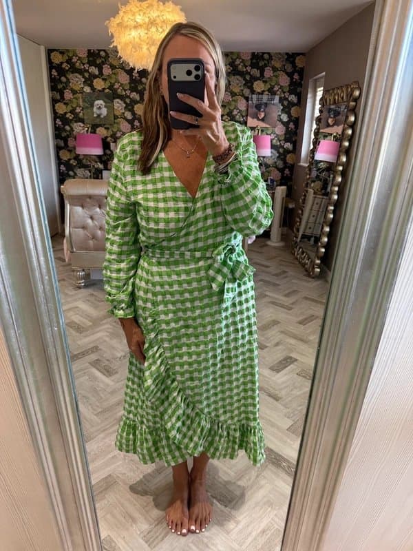 Never Fully Dressed Never Fully Dressed iconic wrap dress size 12
