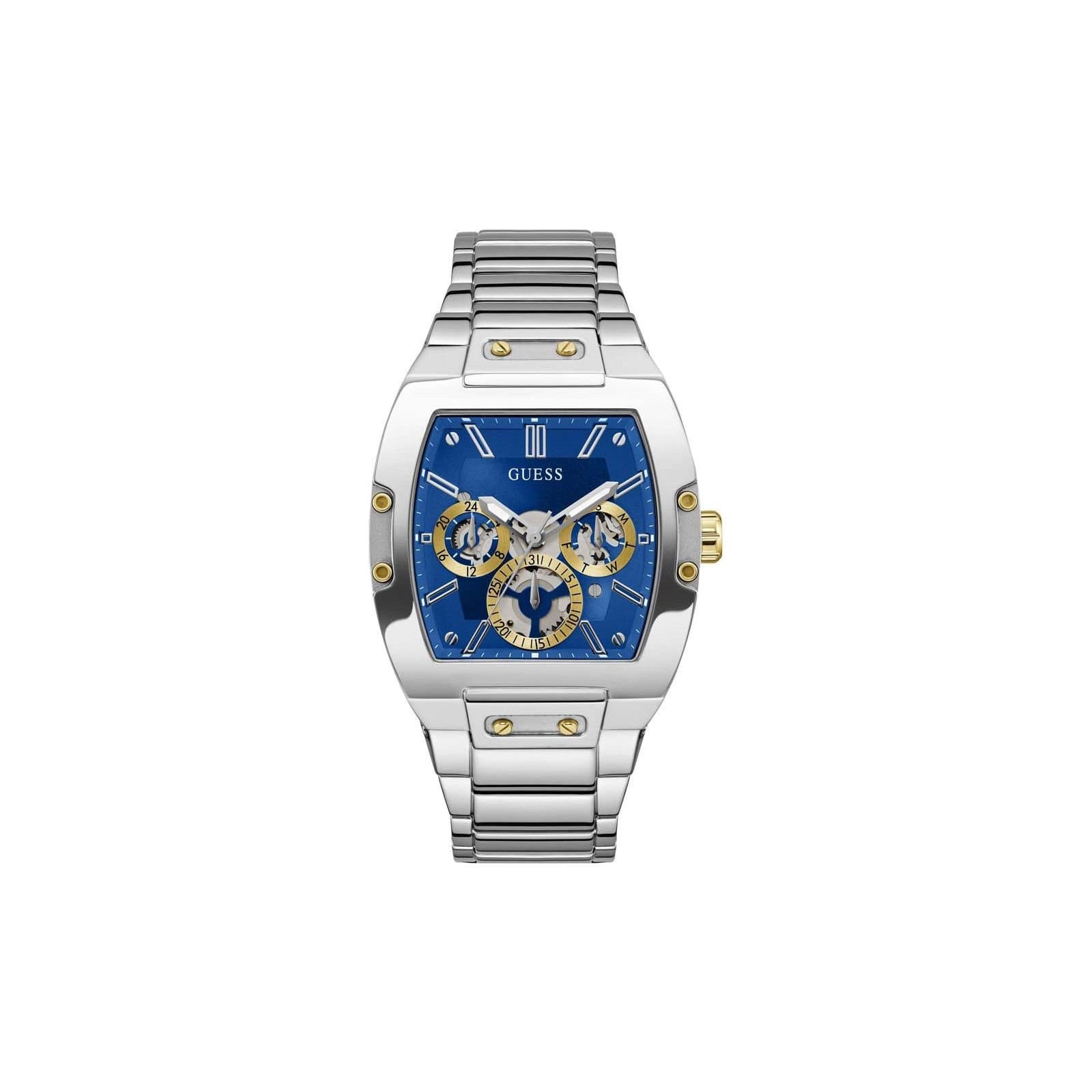 GUESS Guess Men's GW0456G5 Phoenix 42mm Quartz Watch in Silver