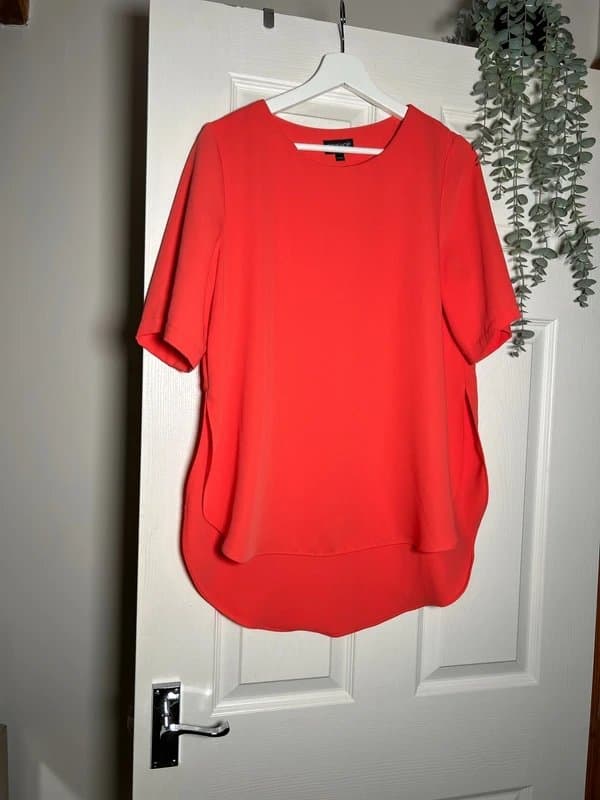 Topshop Topshop orange top size 10