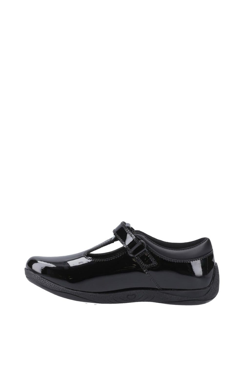 Hush Puppies Hush Puppies Women's Caitlin T-Bar Patent Senior in Black - 4