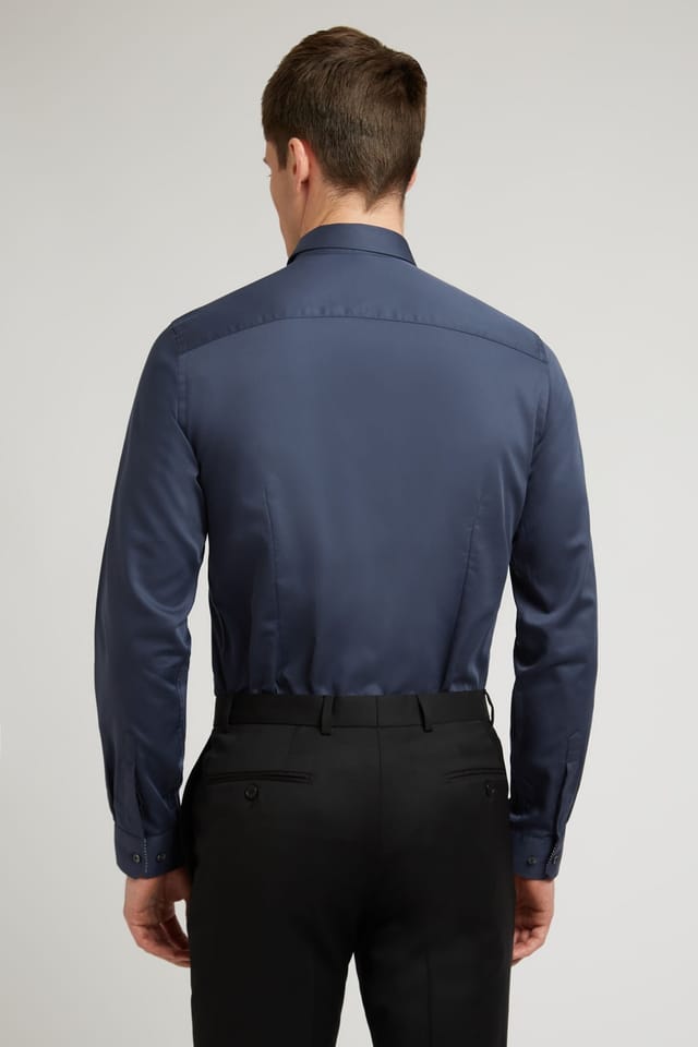 Ted Baker Ted Baker Men's Duddon Core Steel Navy Shirt - 2