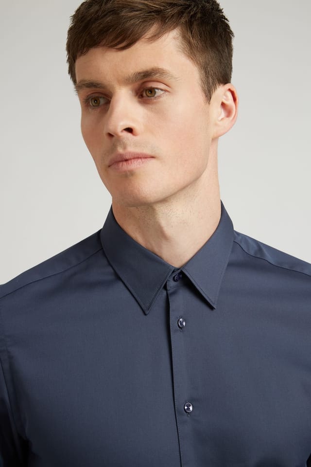Ted Baker Ted Baker Men's Duddon Core Steel Navy Shirt - 3