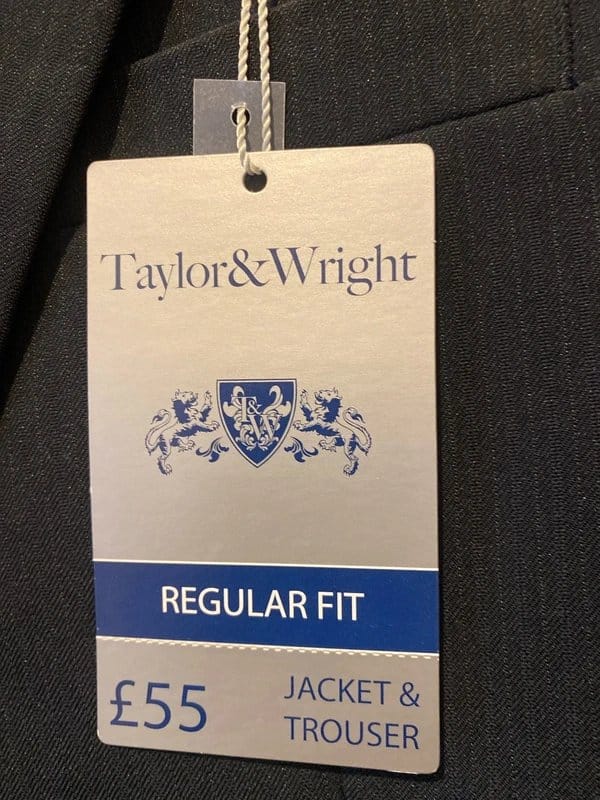 Taylor & Wright Navy Men's Blazer 46in Regular